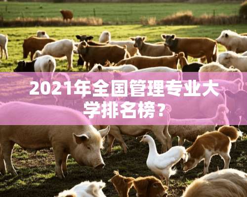 2021年全国管理专业大学排名榜？