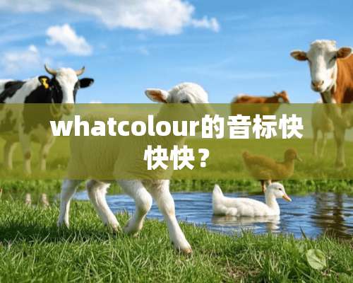 whatcolour的音标快快快？