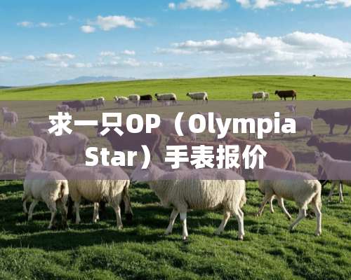 求一只OP（Olympia Star）手表报价