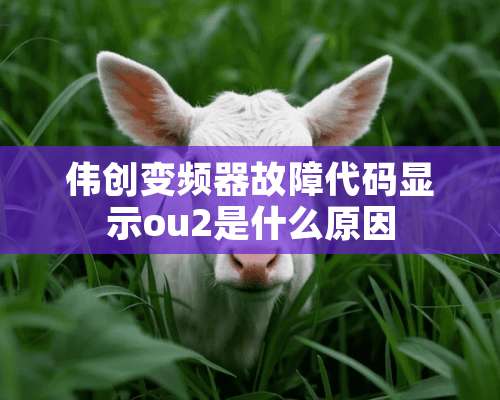 伟创变频器故障代码显示ou2是什么原因