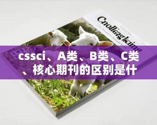 cssci、A类、B类、C类、核心期刊的区别是什么