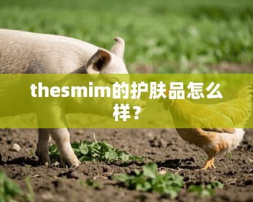 thesmim的护肤品怎么样？