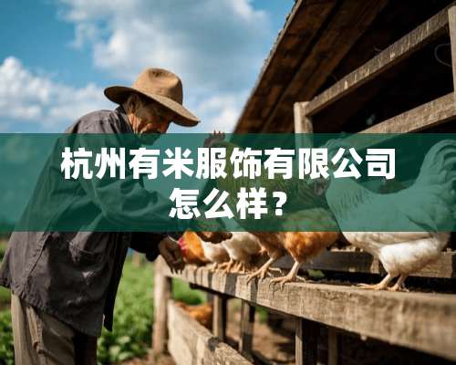 杭州有米服饰有限公司怎么样？