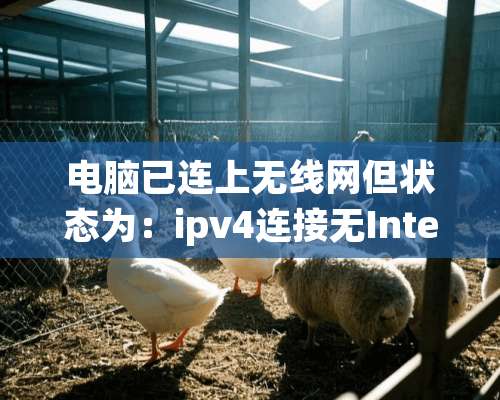 电脑已连上无线网但状态为：ipv4连接无Internet访问权限怎么解决啊？