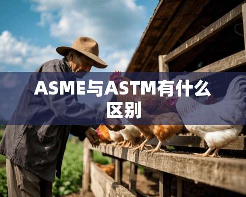 ASME与ASTM有什么区别