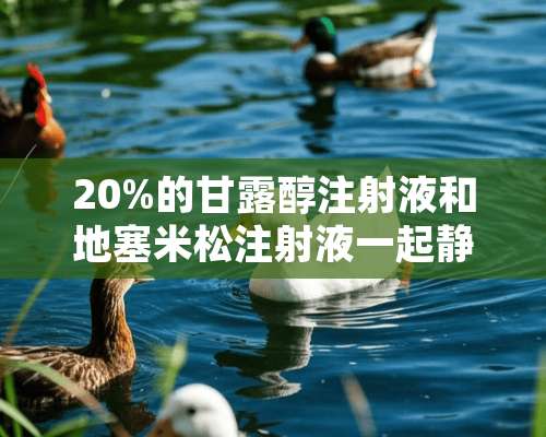 20%的甘露醇注射液和****注射液一起静滴，配在一起，有无禁忌？