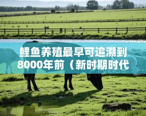 鲤鱼养殖最早可追溯到8000年前（新时期时代）