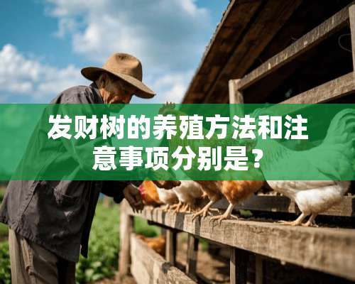 发财树的养殖方法和注意事项分别是？