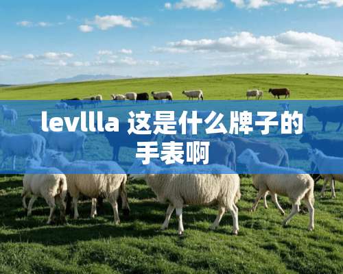 levllla 这是什么牌子的手表啊