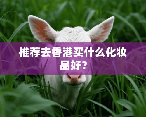 推荐去香港买什么化妆品好？