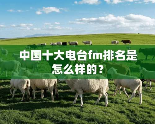 中国十大电台fm排名是怎么样的？