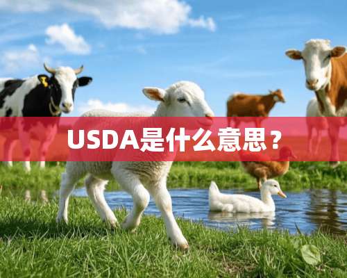 USDA是什么意思？