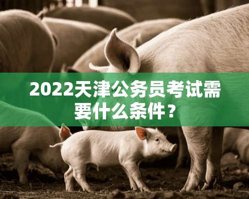 2022天津公务员考试需要什么条件？