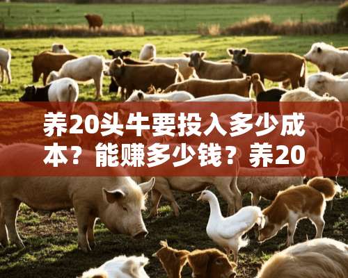 养20头牛要投入多少成本？能赚多少钱？养20头牛国家补贴多少钱？