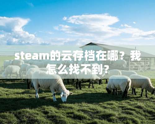 steam的云存档在哪？我怎么找不到？