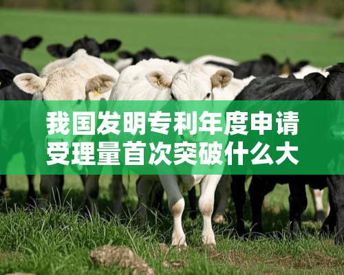 我国发明专利年度申请受理量首次突破什么大关