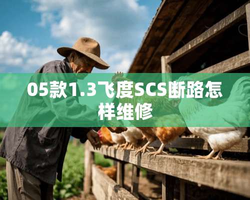 05款1.3飞度SCS断路怎样维修