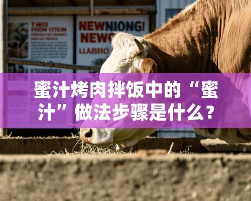 蜜汁烤肉拌饭中的“蜜汁”做法步骤是什么？