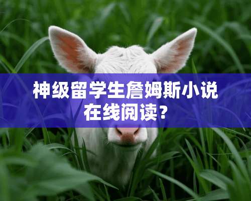 神级留学生詹姆斯小说在线阅读？