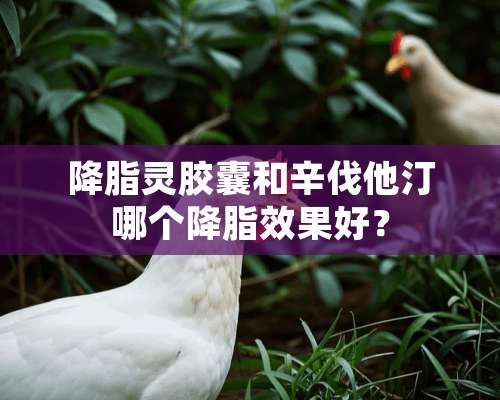 降脂灵胶囊和辛伐他汀哪个降脂效果好？