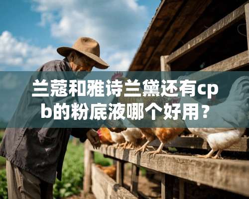 兰蔻和雅诗兰黛还有cpb的粉底液哪个好用？