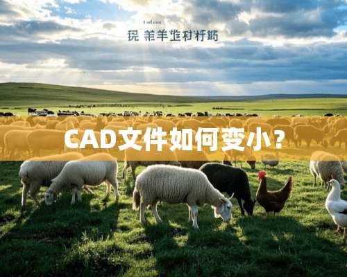 CAD文件如何变小？