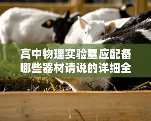 高中物理实验室应配备哪些器材请说的详细全面一些