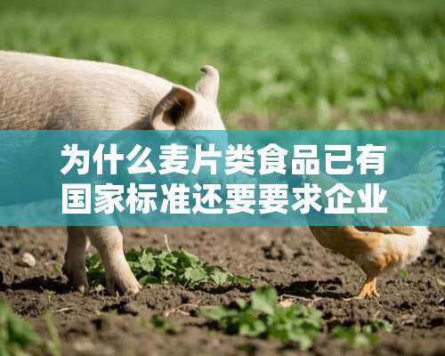 为什么麦片类食品已有国家标准还要要求企业制定企业标准？