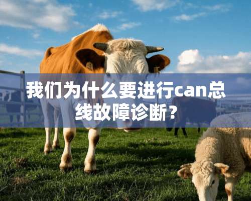 我们为什么要进行can总线故障诊断？