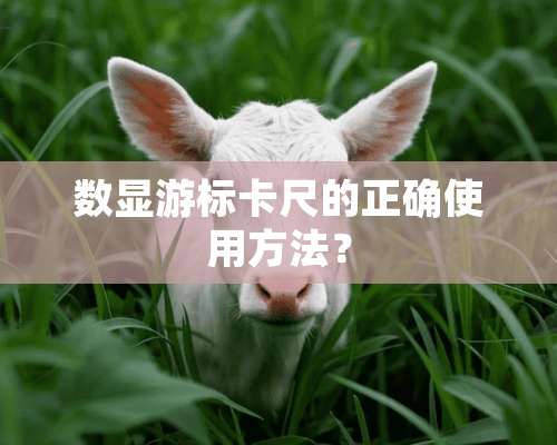 数显游标卡尺的正确使用方法？