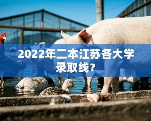 2022年二本江苏各大学录取线？