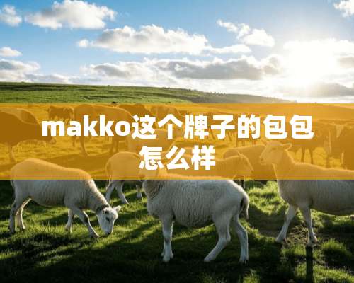 makko这个牌子的包包怎么样