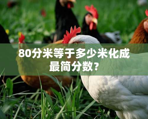 80分米等于多少米化成最简分数？