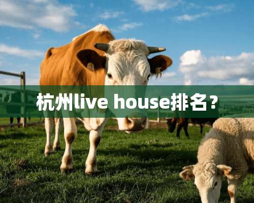 杭州live house排名？