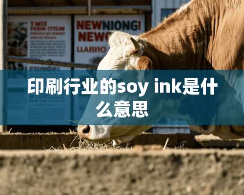 印刷行业的soy ink是什么意思