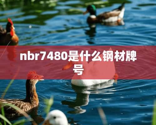 nbr7480是什么钢材牌号