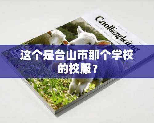 这个是台山市那个学校的校服？