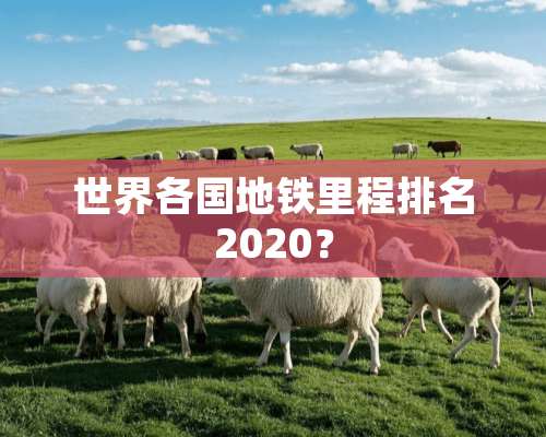 世界各国地铁里程排名2020？