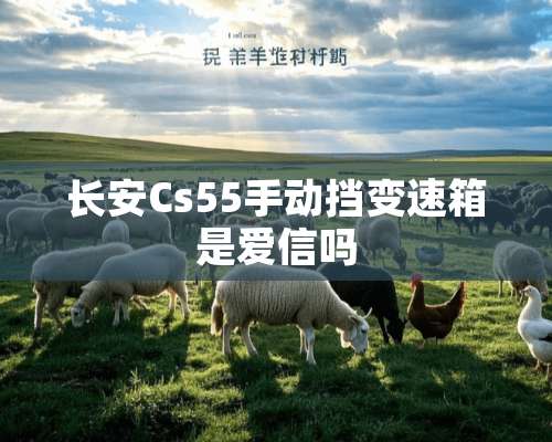 长安Cs55手动挡变速箱是爱信吗