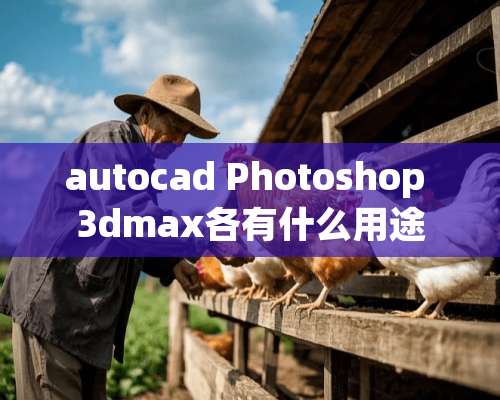 autocad Photoshop 3dmax各有什么用途