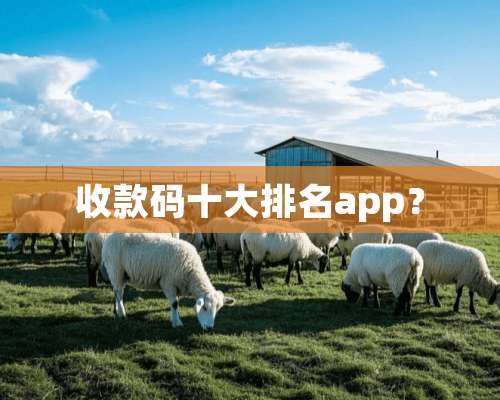 收款码十大排名app？