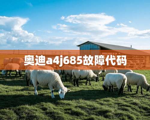 奥迪a4j685故障代码