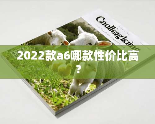 2022款a6哪款性价比高？