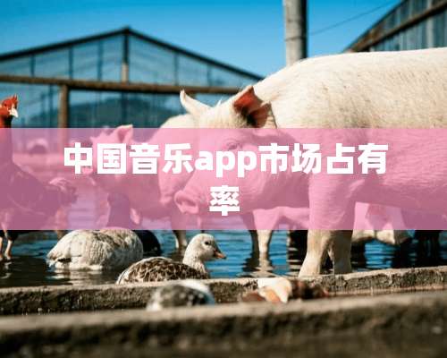 中国音乐app市场占有率