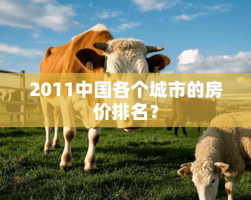 2011中国各个城市的房价排名？