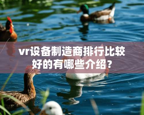 vr设备制造商排行比较好的有哪些介绍？