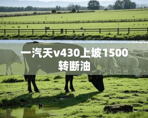 一汽天v430上坡1500转断油