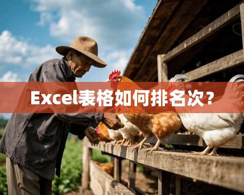 Excel表格如何排名次？