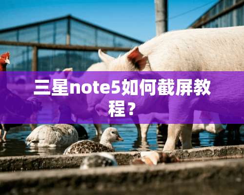 三星note5如何截屏教程？