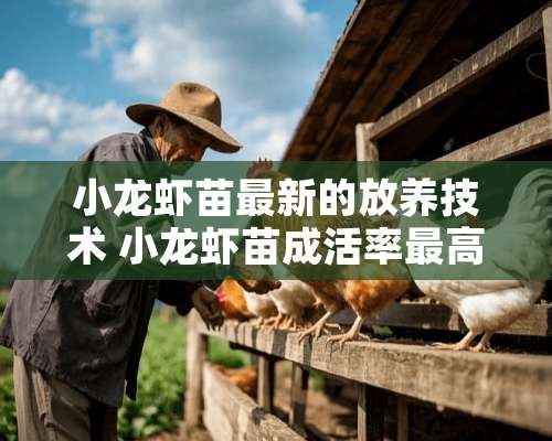 小龙虾苗最新的放养技术 小龙虾苗成活率最高可达75%